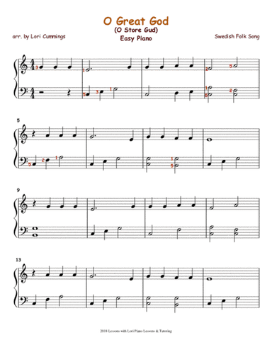 O Great God (arr. Lori Cummings)