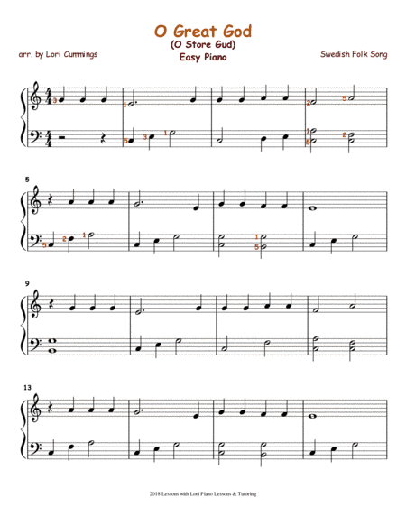 O Great God (arr. Lori Cummings)