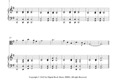 Silent Night - Franz Xaver Gruber (Viola + Piano) (arr. Digital Book Music)