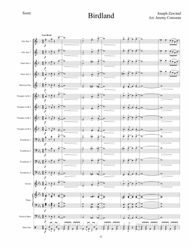Birdland (arr. Jeremy Corcoran)