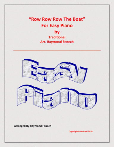 Row Row Row The Boat (arr. Raymond Fenech)