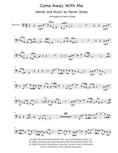 Come Away With Me (arr. Kevin Busse)