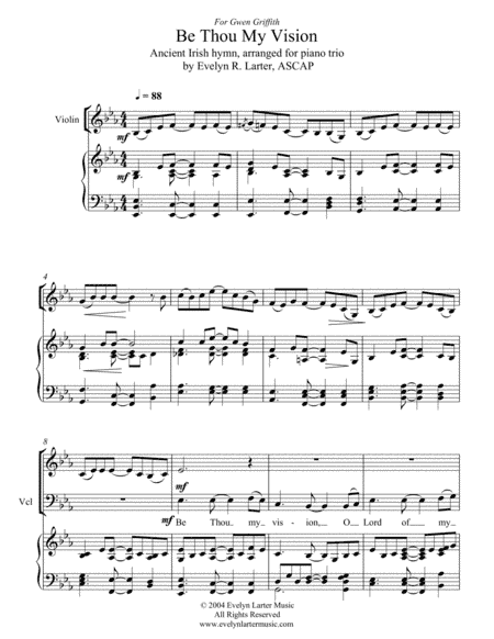 Be Thou My Vision (arr. Evelyn Larter Music)
