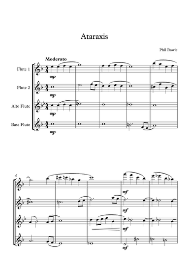 Ataraxis - Flute Quartet