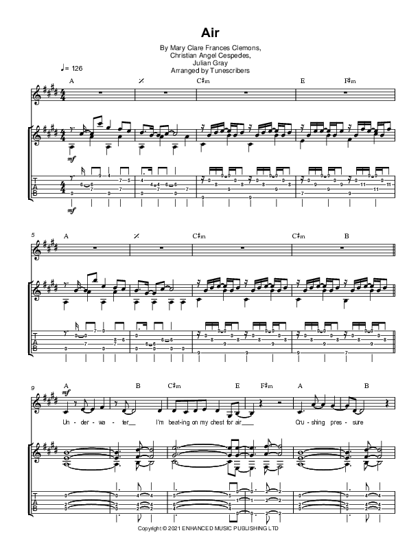 Air (arr. Tunescribers)