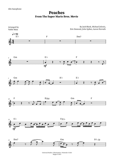 Peaches (arr. Valdir Maia)