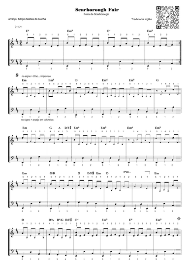 Scarborough Fair - feira de scarborough - fase2 (arr. Sérgio Matias da Cunha)