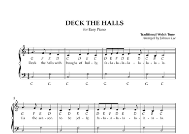 Deck the Halls (arr. Johnson Lee)