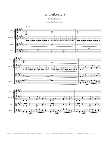 Ghostbusters (arr. Yukiko Suzuki)