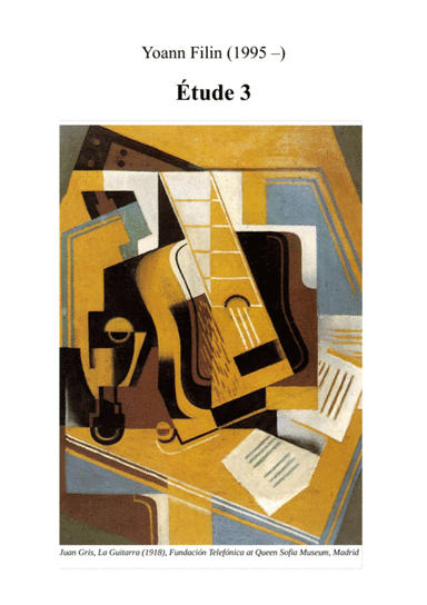 Étude 3 : Chromatique. Pour l'indépendance des doigts de la main gauche (for left hand fingers ind