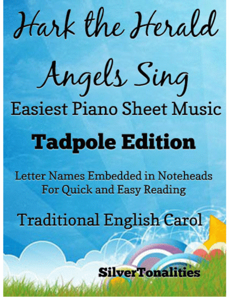 Hark the Herald Angels Sing Easiest Piano 2nd Edition (arr. SilverTonalities)