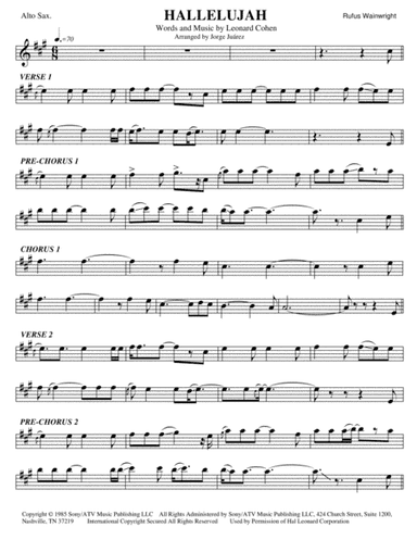 Hallelujah (arr. Jorge Juárez)