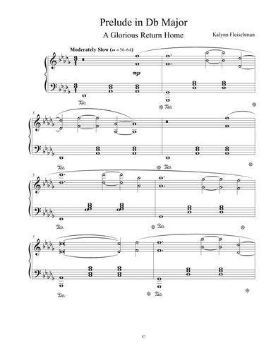 Prelude in Db Major: A Glorious Return Home