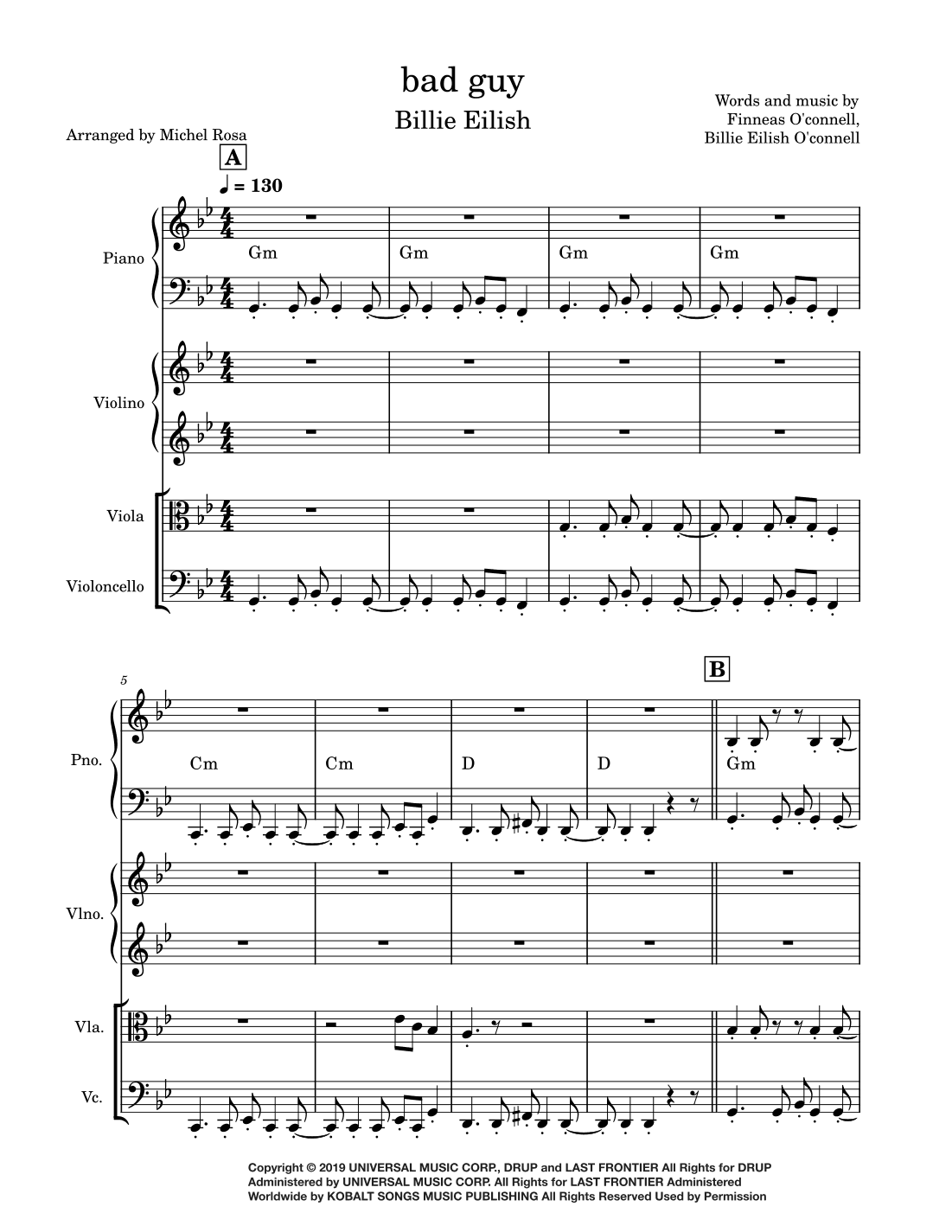 Bad Guy (arr. Harmonistas)