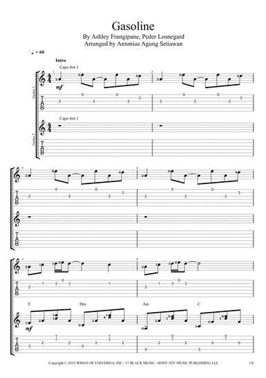 Gasoline (arr. Antonius Agung Setiawan)