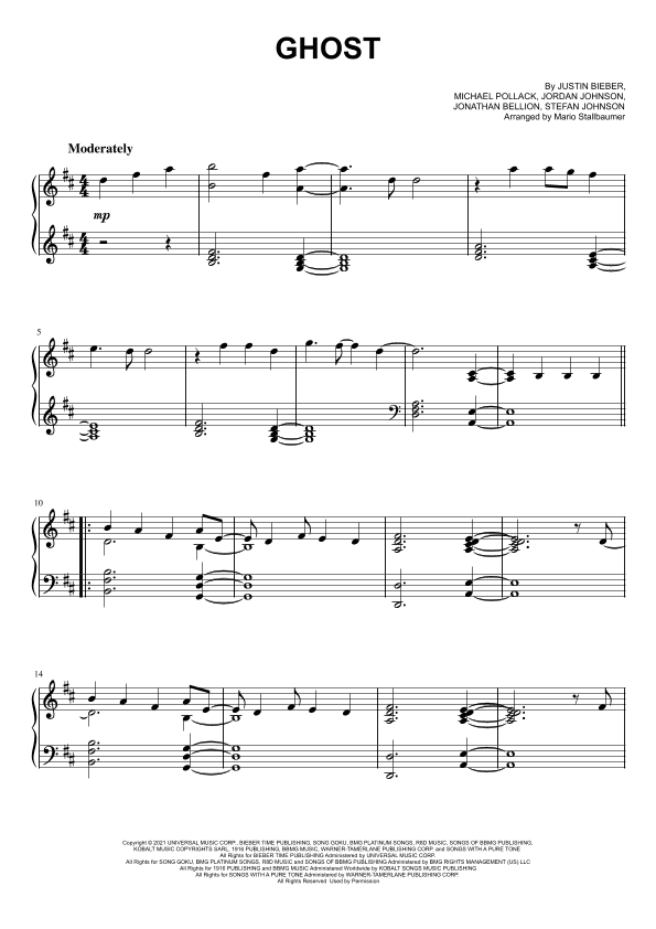 Ghost (arr. Mario Stallbaumer)