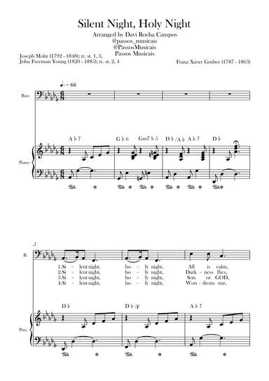 Silent Night, Holy Night (arr. Davi Rocha Campos)