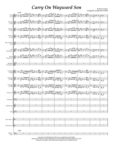 Carry On Wayward Son (arr. George Edwin Smith)