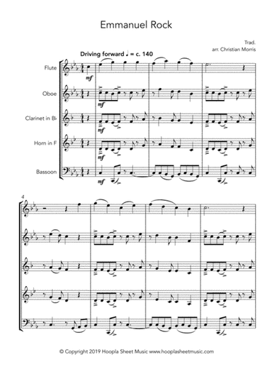 Emmanuel Rock (O Come, O Come Emmanuel) (arr. Hoopla Sheet Music)