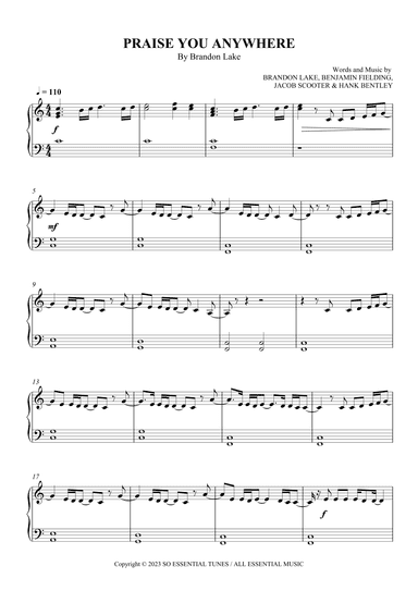 Praise You Anywhere (arr. SCMusic)