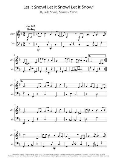Let It Snow! Let It Snow! Let It Snow! (arr. Ygor Nunes)