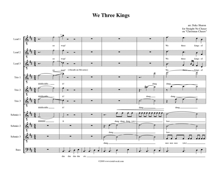 We Three Kings (arr. Deke Sharon)