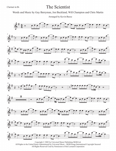 The Scientist (arr. Kevin Busse)