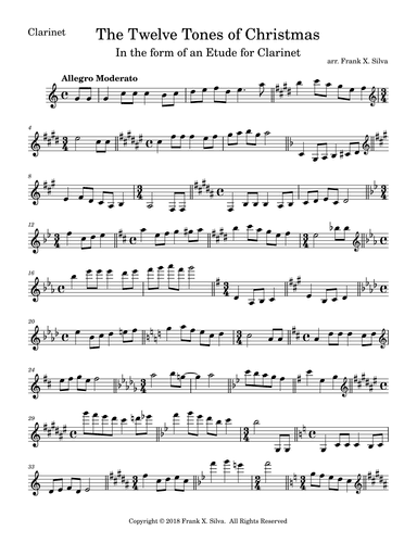 The Twelve Tones of Christmas (arr. Frank X Silva)