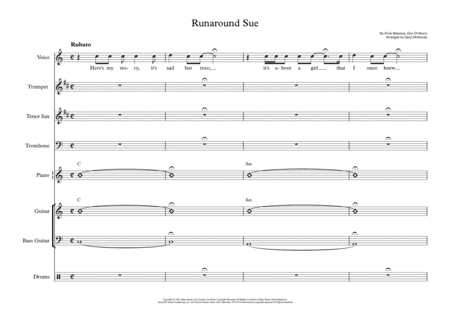 Runaround Sue (arr. Daryl McKenzie)