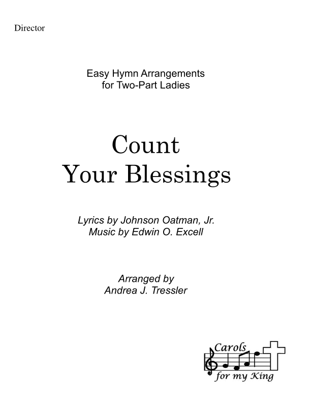 Count Your Blessings (arr. Andrea J. Tressler)