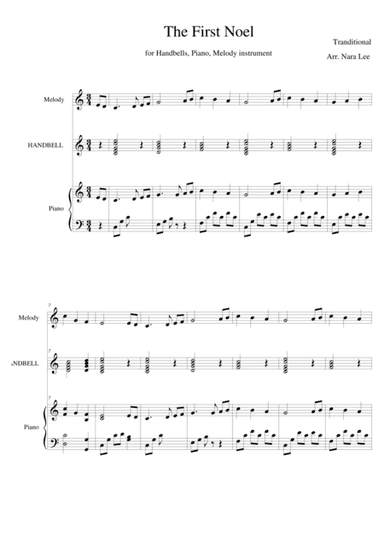 The First Noel for Handbells (arr. Nara Lee)