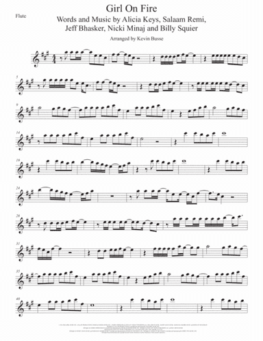 Girl On Fire (arr. Kevin Busse)
