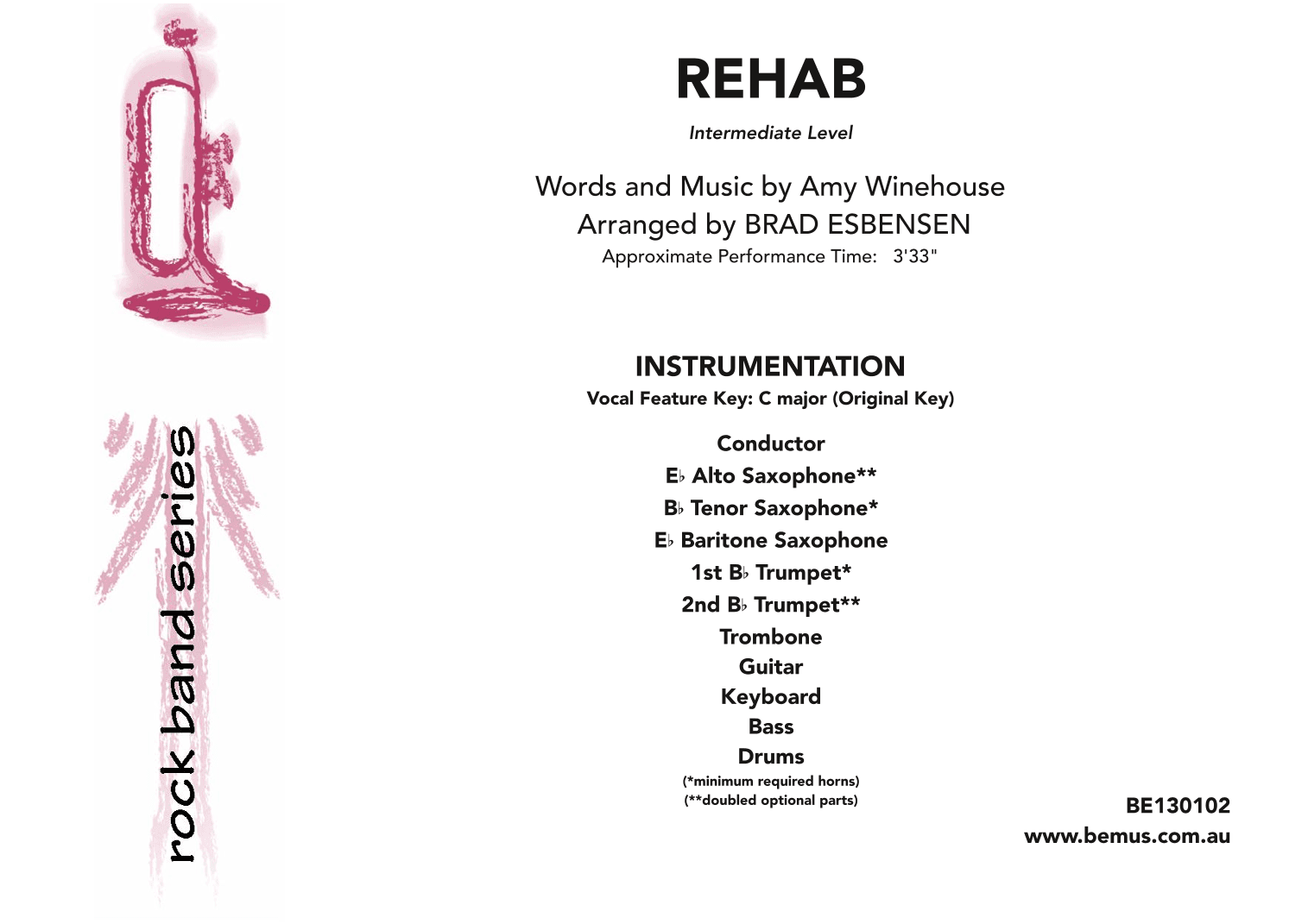Rehab (arr. Brad Esbensen)