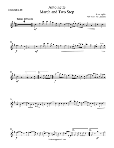 Antoinette (arr. Nick Lacanski)