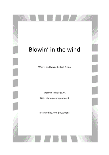 Blowin' In The Wind (arr. John Bouwmans)
