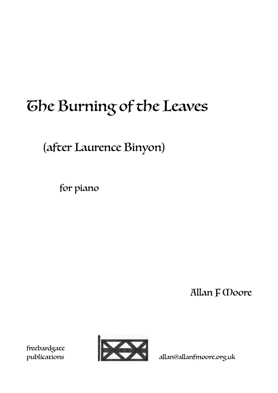 The Burning of the Leaves