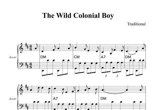 The Wild Colonial Boy (arr. Kyle Vance)