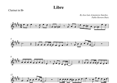 Libre (arr. Wesley S. SIlva)