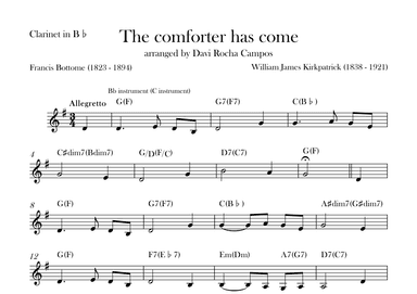 The comforter has come (arr. Davi Rocha Campos)