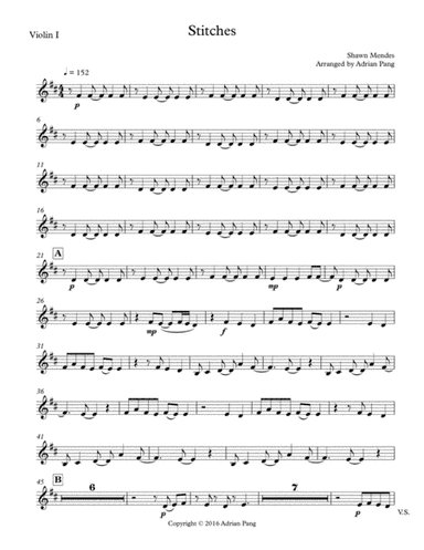 Stitches (arr. Adrian Pang)