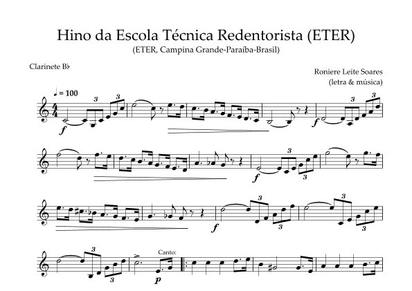 Hino da Escola Técnica Redentorista