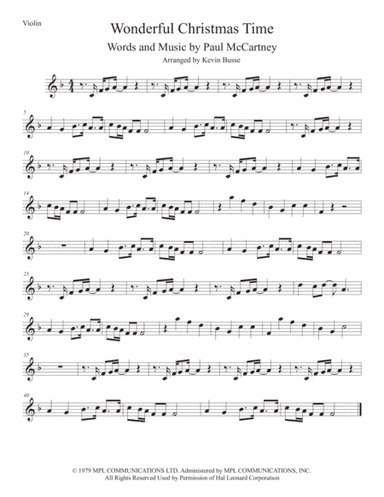 Wonderful Christmastime (arr. Kevin Busse)