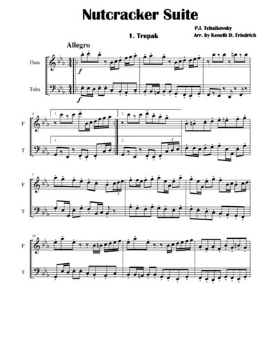 Nutcracker Medley (arr. Kenneth D. Friedrich)