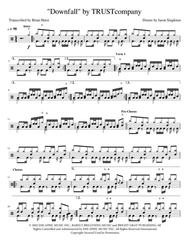 Downfall (arr. Brian Hurst)