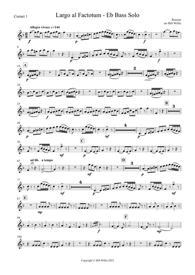 Largo al Factotum (arr. Bill Willis)