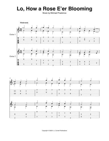 Lo, How a Rose E’er Blooming (arr. Mark Phillips)
