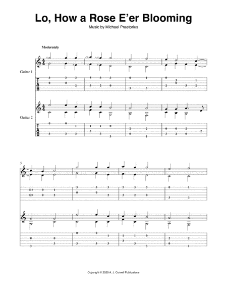 Lo, How a Rose E’er Blooming (arr. Mark Phillips)