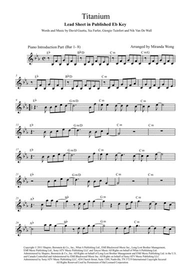 Titanium (arr. Miranda Wong)