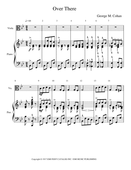 Over There (arr. Dominic Meccia)