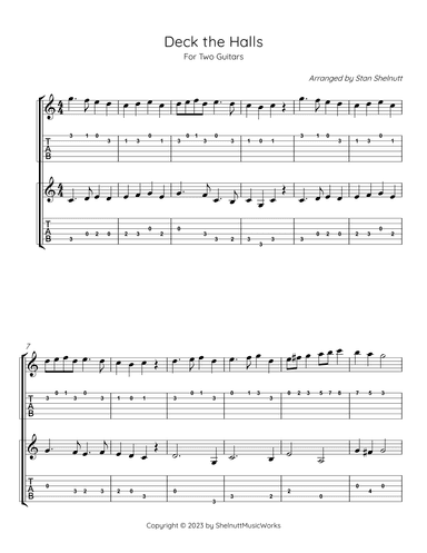 Deck the Halls (arr. Stan Shelnutt)